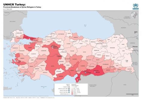 Suriyelilerin şehirlere göre dağılımı